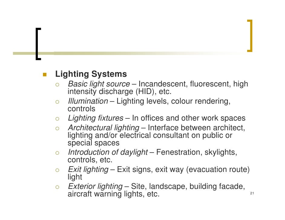 Introduction to Building Services